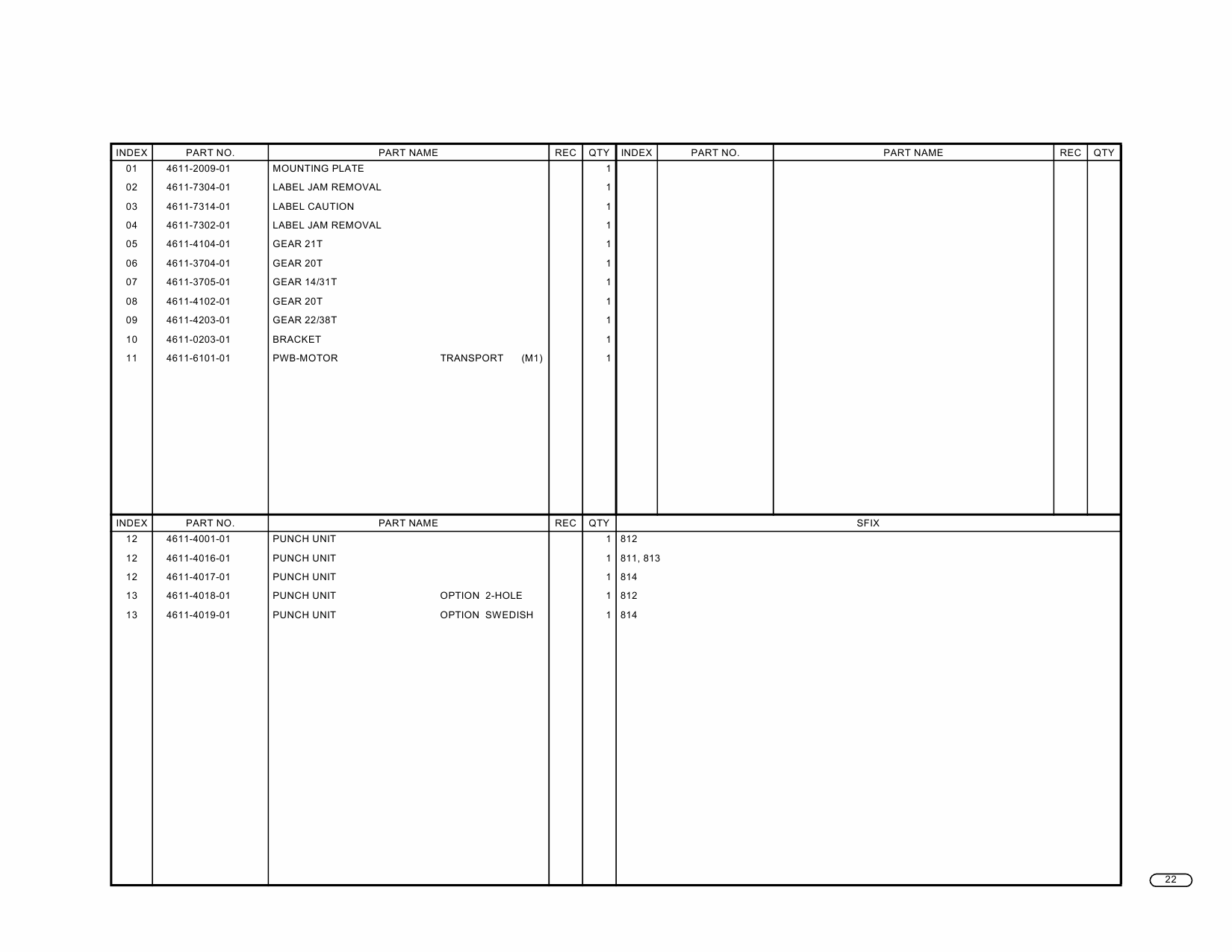 Konica-Minolta Options FN-504 Parts Manual-2